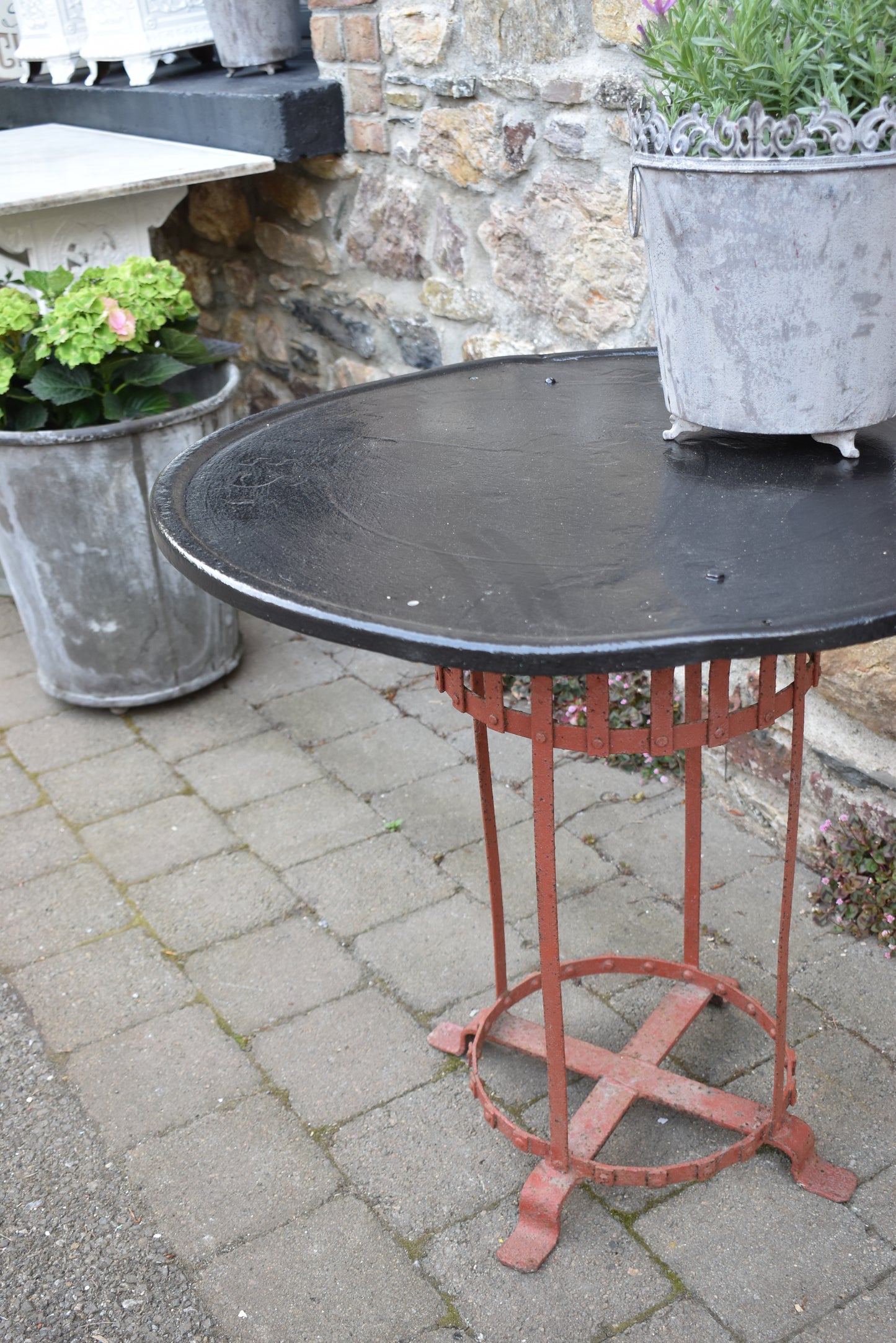 French Wrought Iron Garden Table