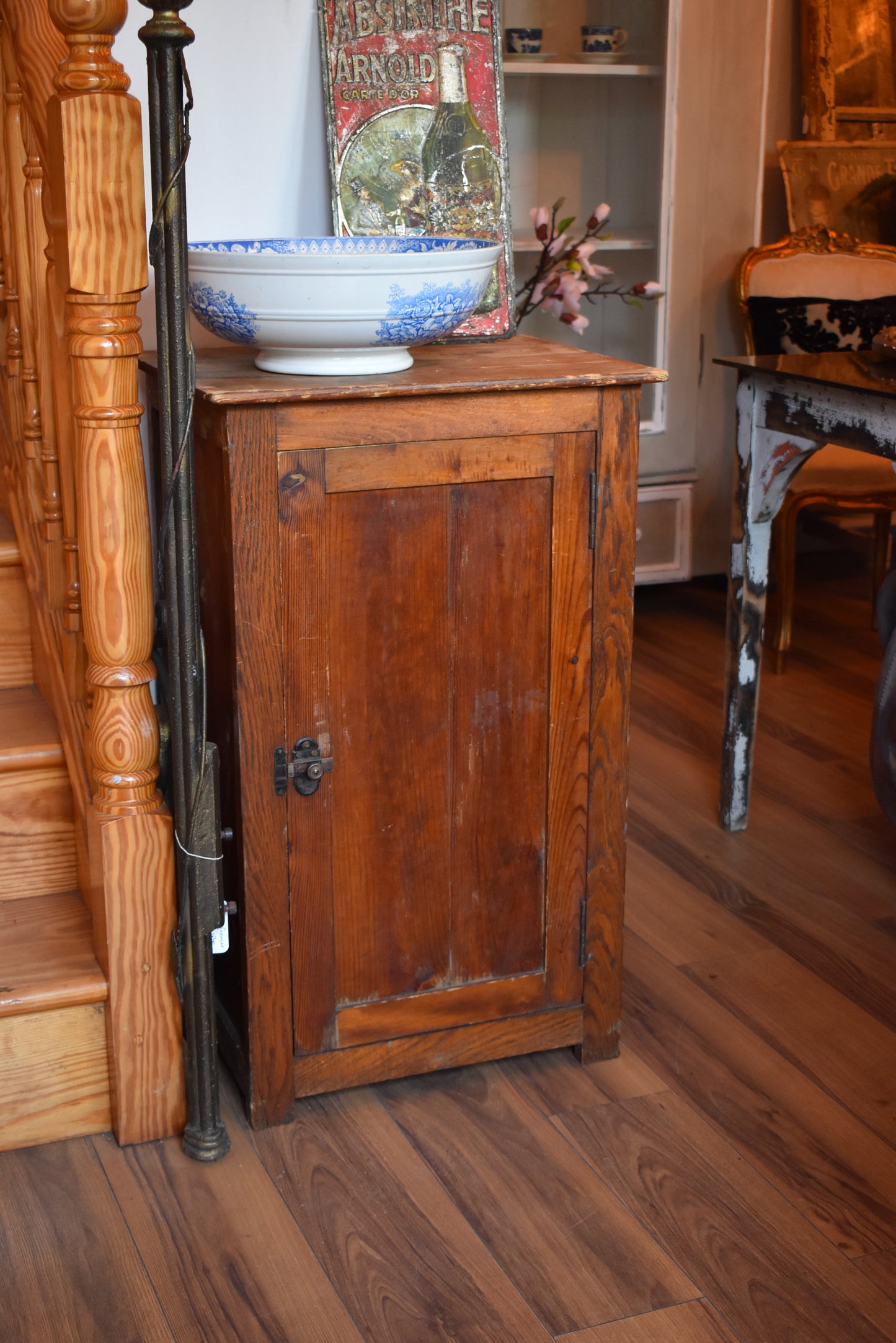 French Antique Pine Locker