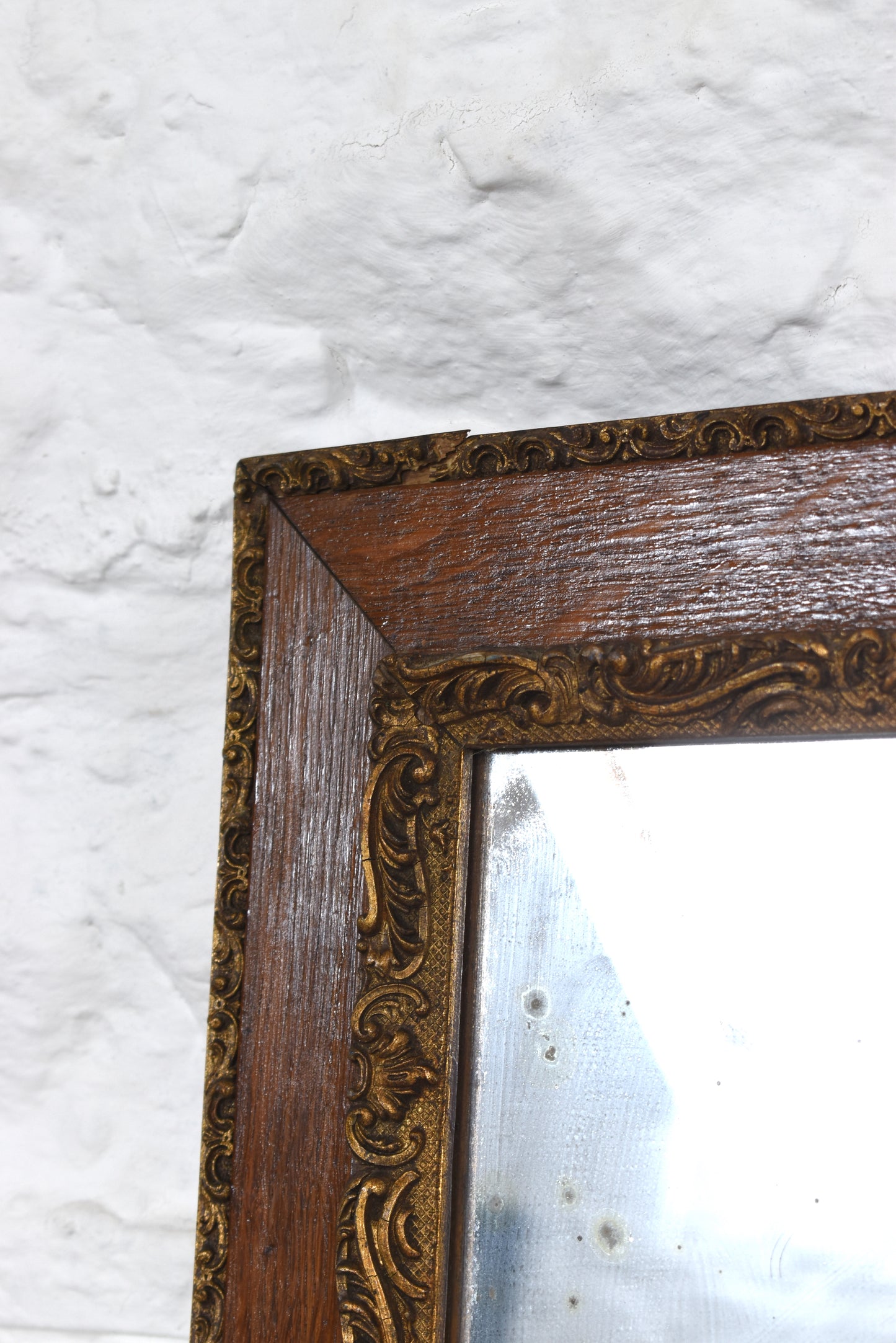 Old French Gilt Mirror