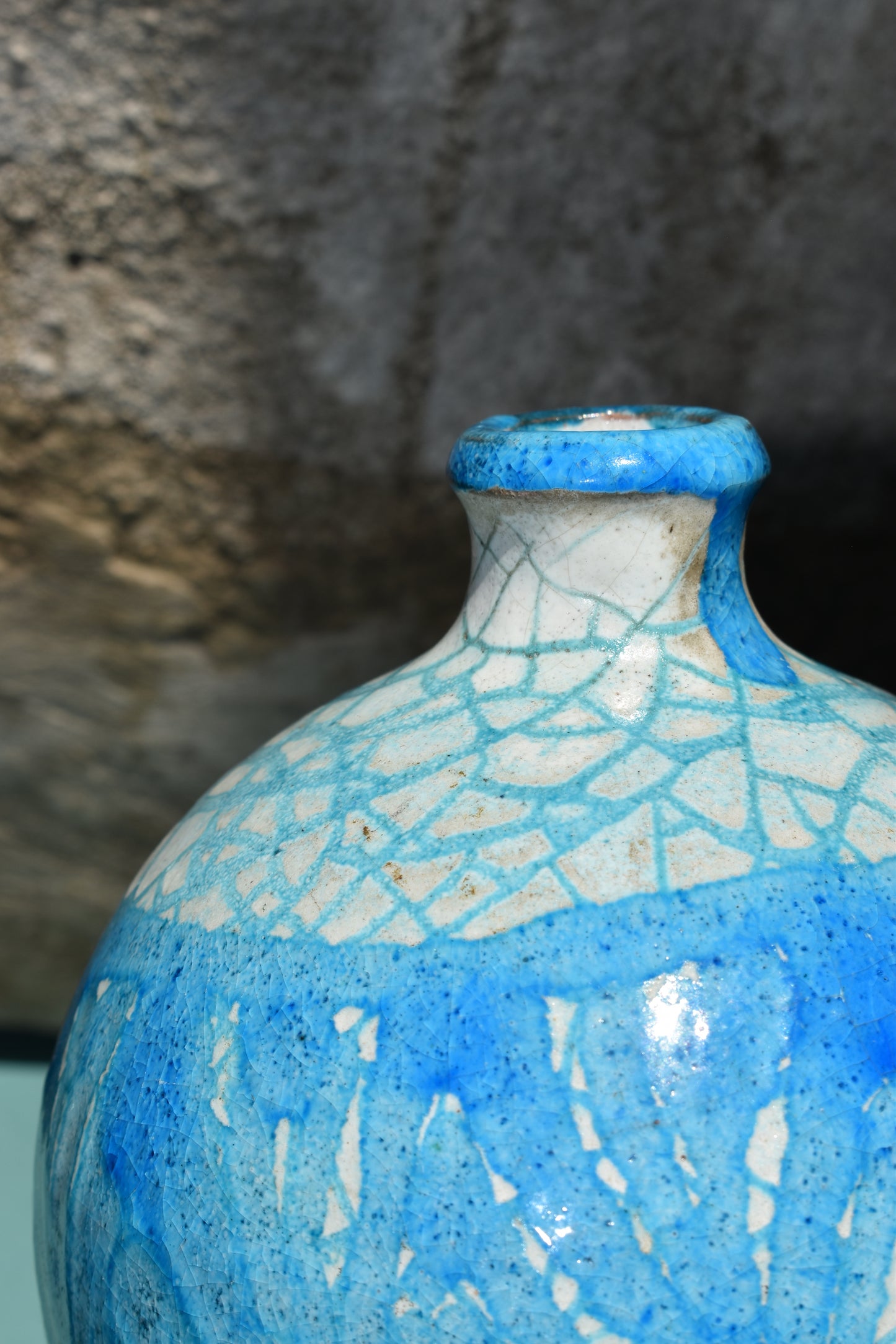 Blue French Pottery
