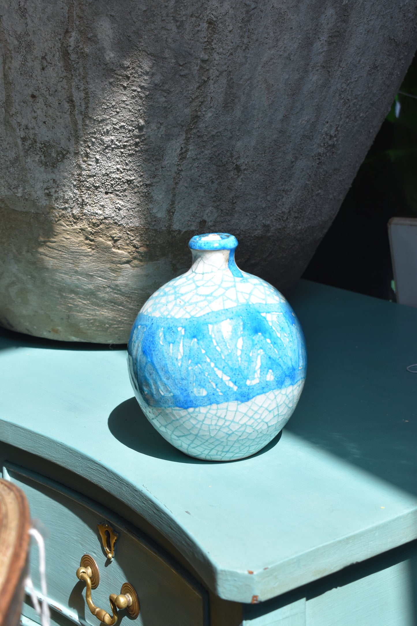 Blue French Pottery