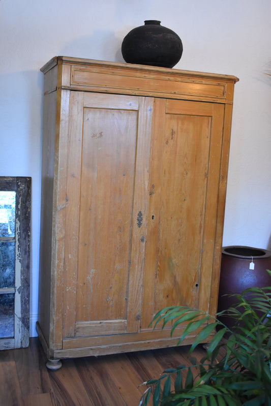 Antique French Pine Cupboard