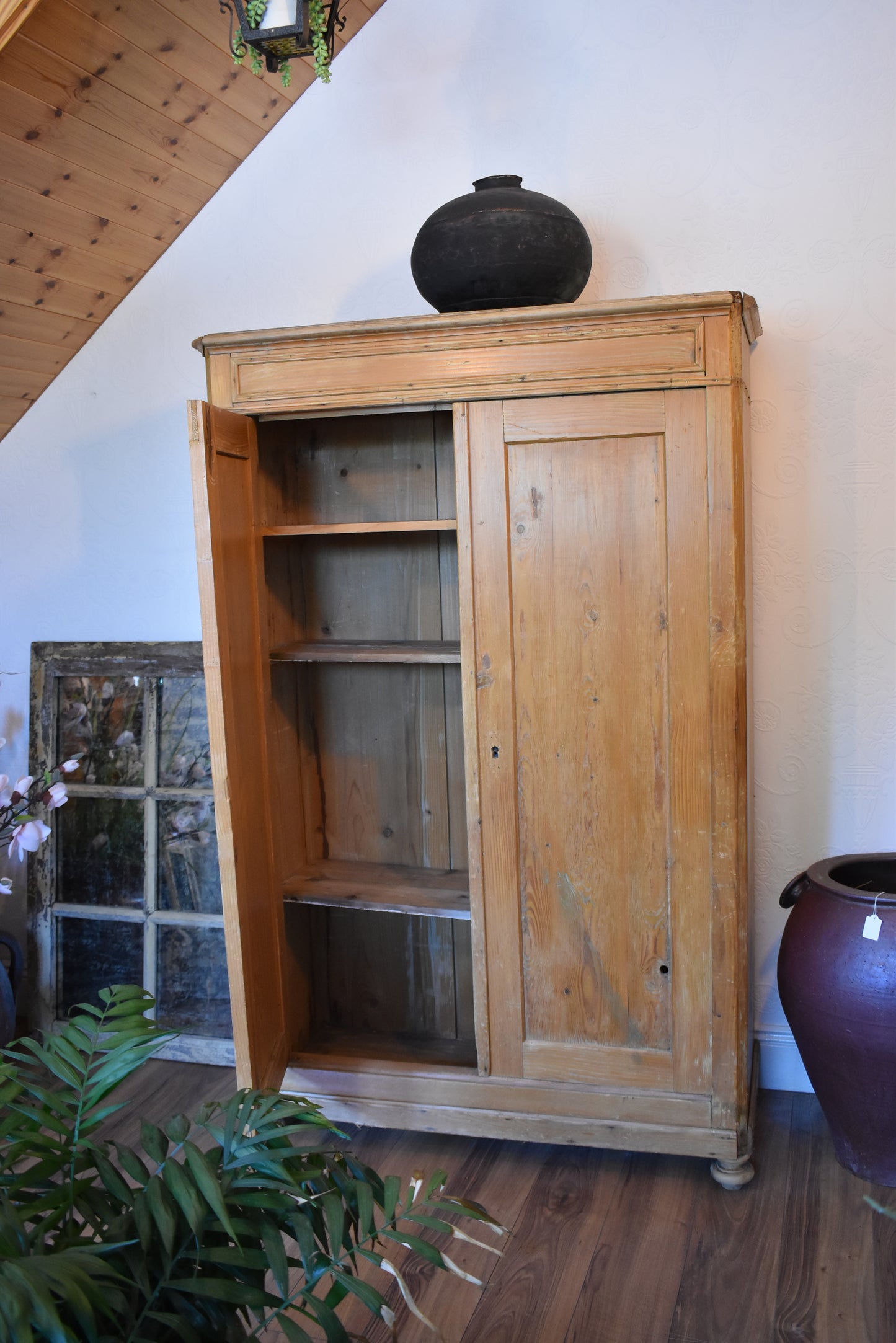 Antique French Pine Cupboard