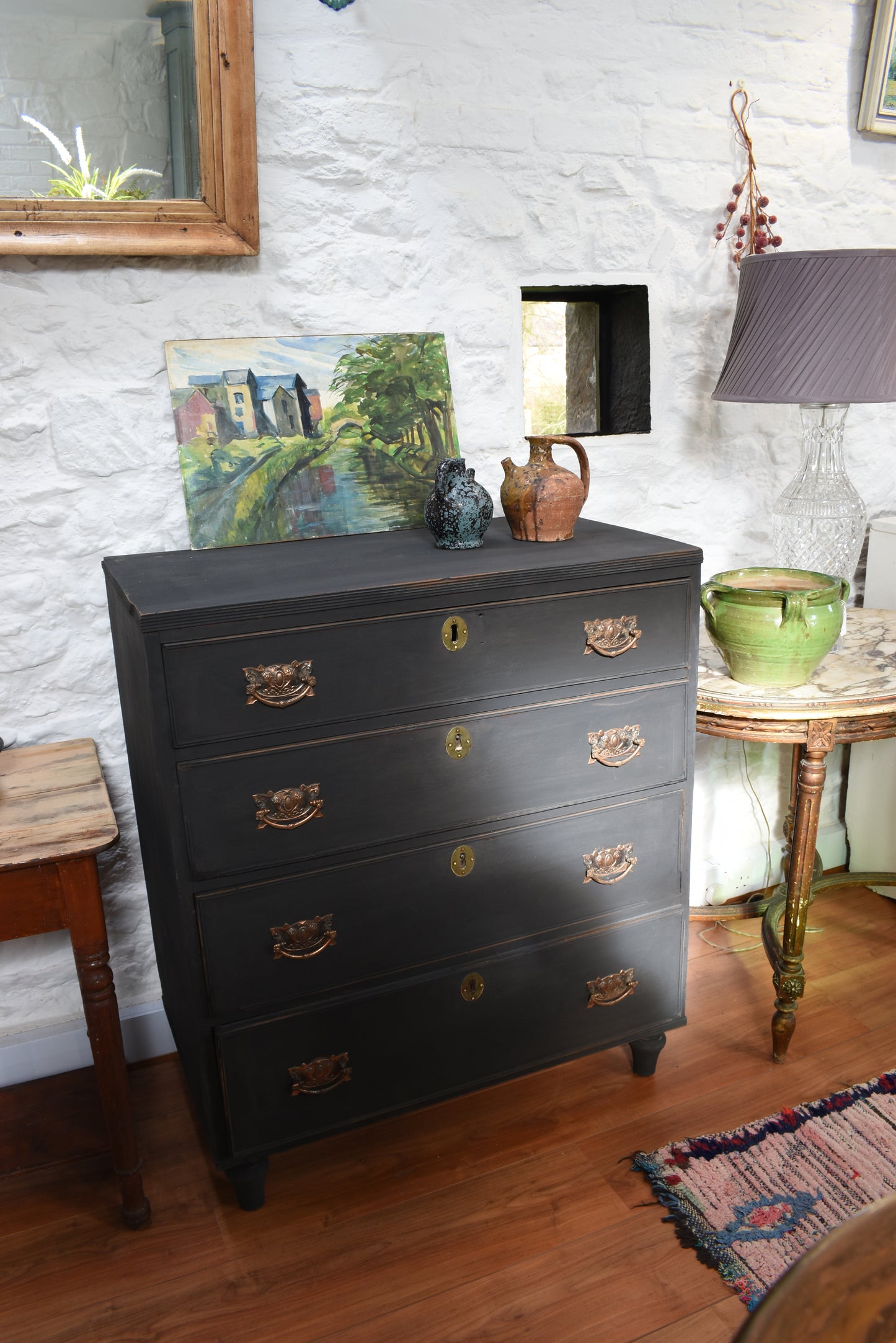 Old Pine Chest of Drawers