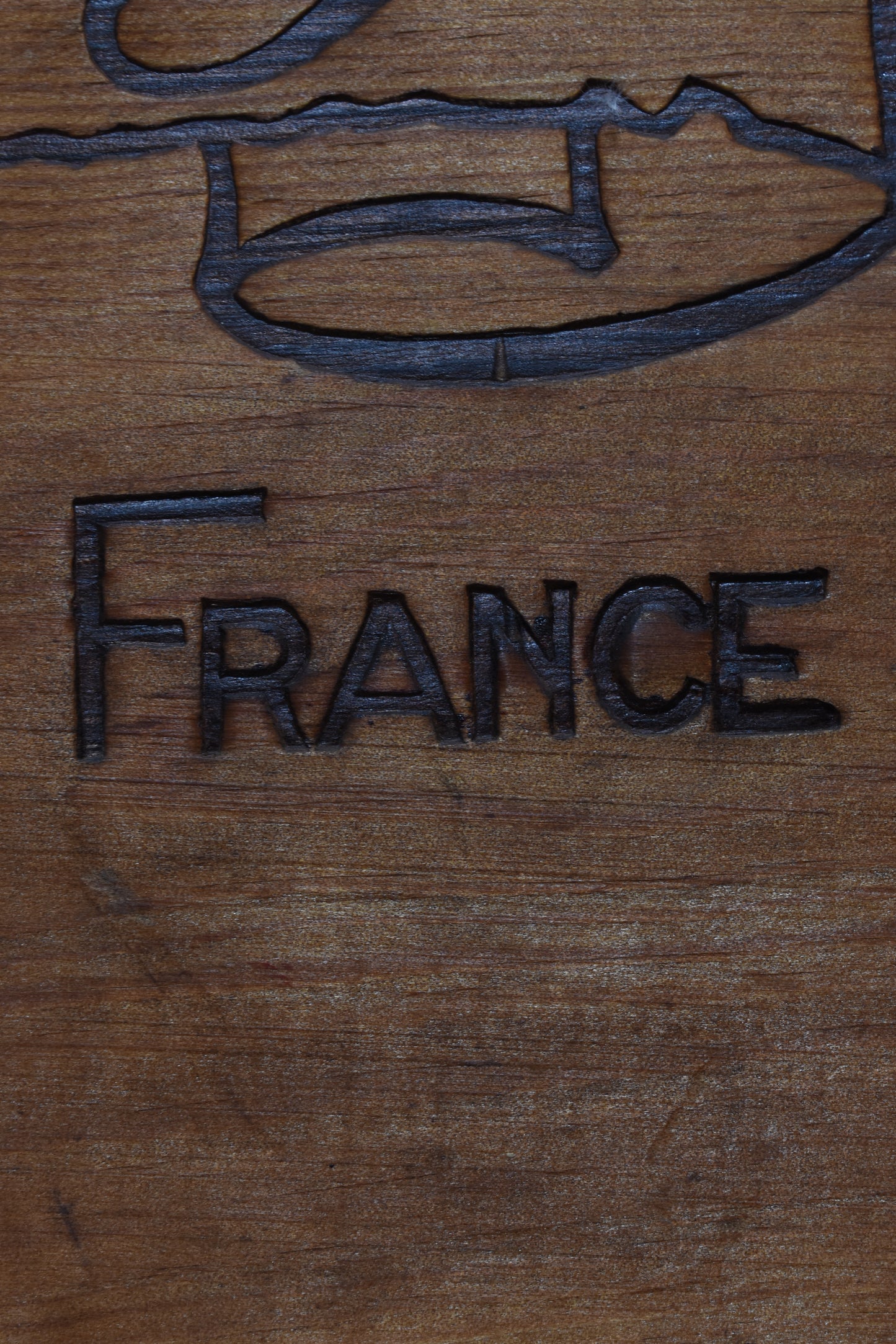 French Wooden Crate