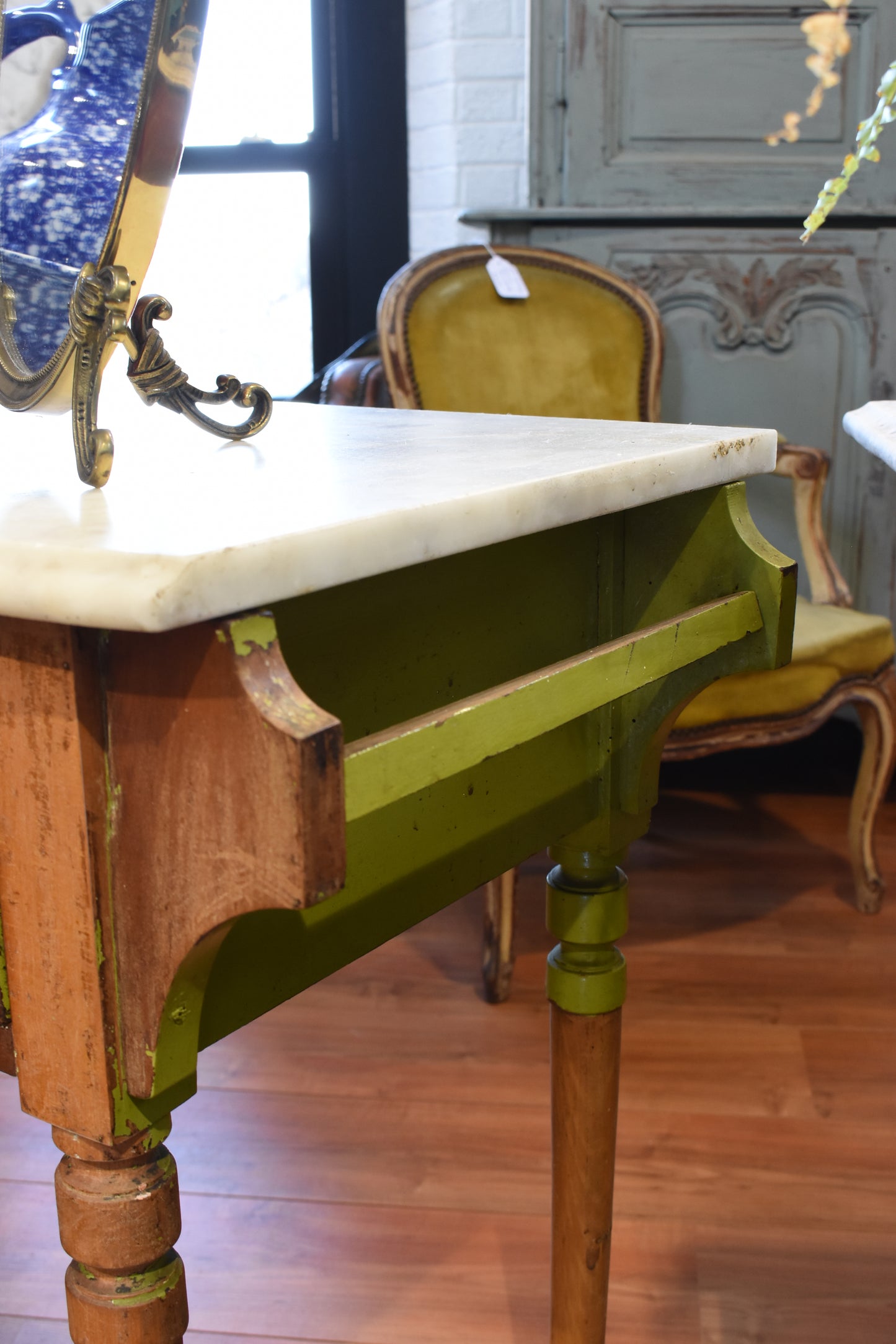 Original Marble Topped Washstand