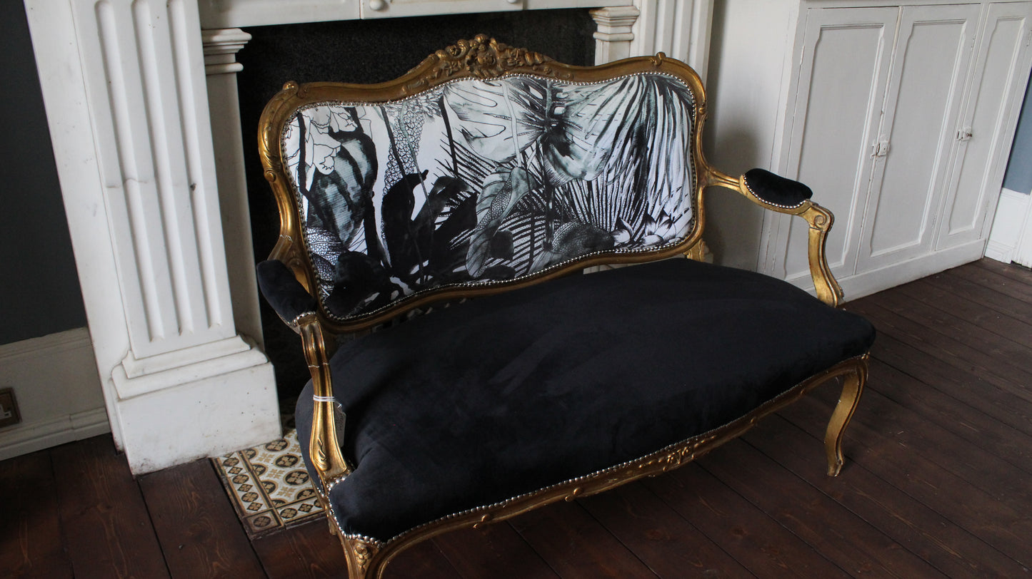 French Antique Gilt Sofa