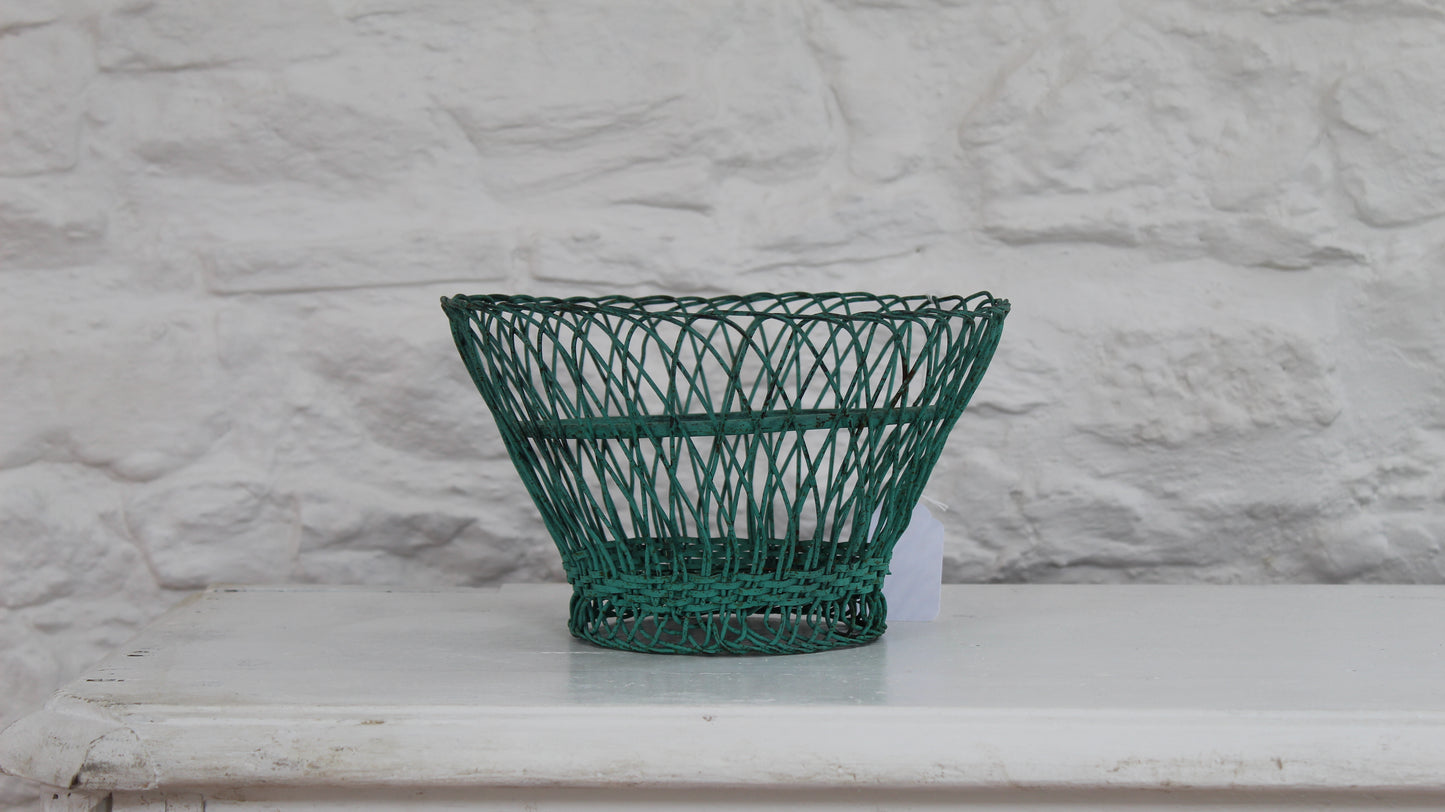 French Vintage Green Planter