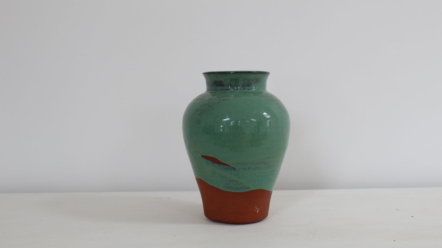 Little Green Pottery Vase